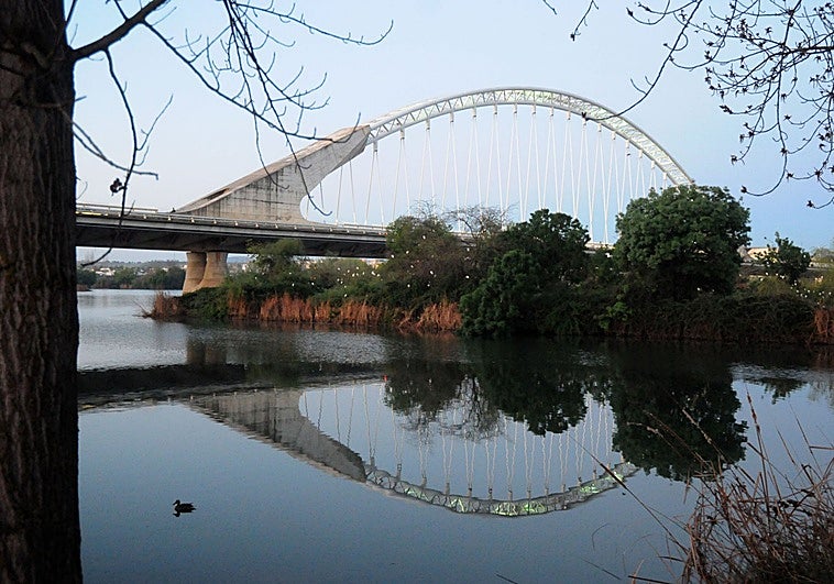 Un piragüista salva a un hombre que se había precipitado al Guadiana en Mérida